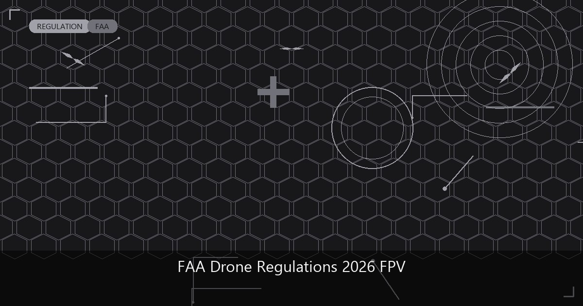 FAA Drone Regulations 2026: What FPV Pilots Must Know - UAVMODEL Insights