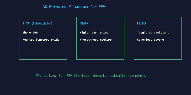 3D Printing Filaments for FPV Drones
