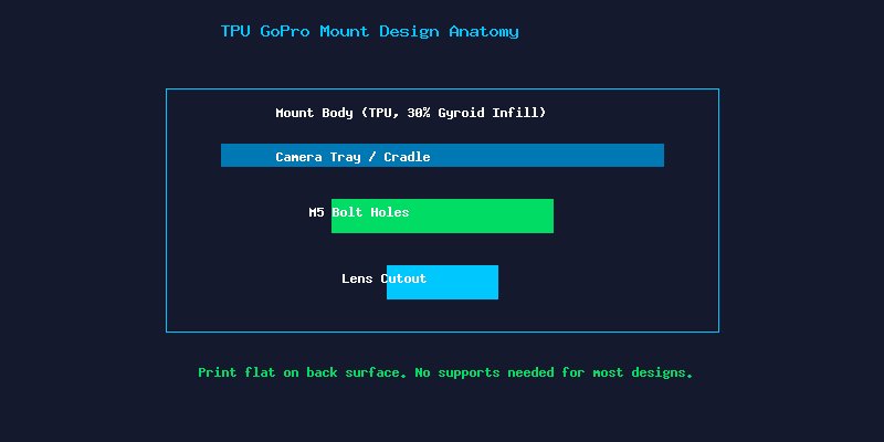 TPU GoPro Mount Design Anatomy