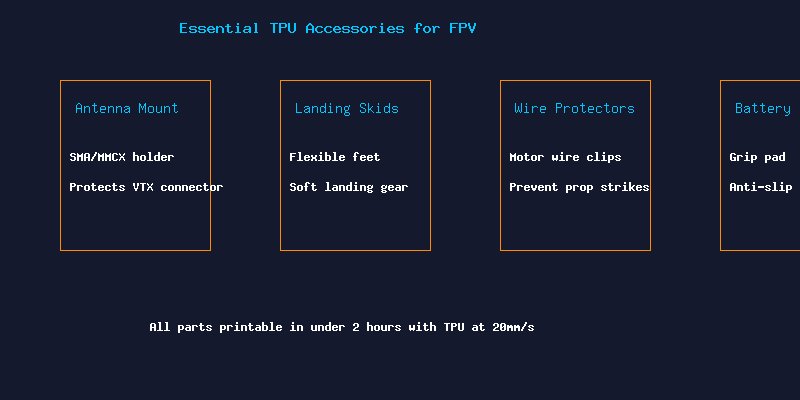 Essential TPU Accessories for FPV Drones