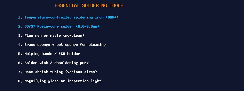 Essential Soldering Tools Checklist